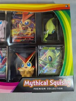 Pokemon TCG Mythical Squishy Premium Collection Box 8 Packs NEW/Factory Sealed - Image 4