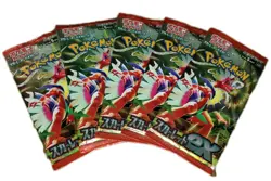 Pokemon TCG Scarlet & Violet VioletEX booster Pack 5 Sealed Packs Japanese - Image 1