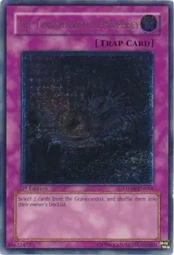 *** THE TRANSMIGRATION PROPHECY *** 1ST EDTION ULTIMATE RARE STON-EN054 YUGIOH! - Image 1