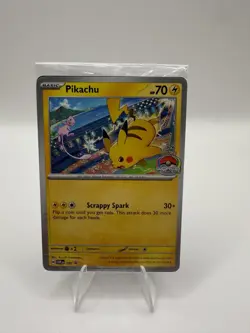 Pikachu Pokemon Scarlet & Violet Black Star SVP 190 Factory Sealed Promo Card - Image 1