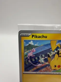 Pikachu Pokemon Scarlet & Violet Black Star SVP 190 Factory Sealed Promo Card - Image 2
