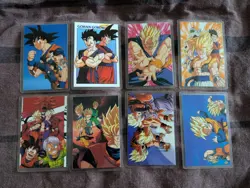 Rami Card Card Dragon Ball Dbz cards vintage lot 8 cartes Amada mint - Image 1