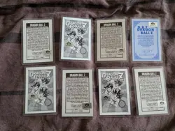 Rami Card Card Dragon Ball Dbz cards vintage lot 8 cartes Amada mint - Image 2