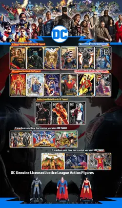 DC Series PREMIUM HOBBY Trading Cards Sealed Booster Box SUPERHERO BOX New - Image 2