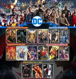 DC Series PREMIUM HOBBY Trading Cards Sealed Booster Box SUPERHERO BOX New - Image 4