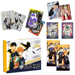 Anime Haikyuu!! Hinata Shoyo Trading Card 10 Pack Booster Box Collection Cards - Image 1