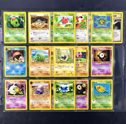 Pokemon NEO DISCOVERY Set COMPLETE Unlimited Edition COMMON Non Holo Cards Lot - Image 1