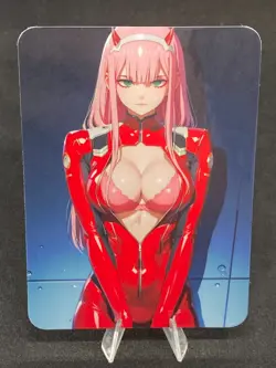 Zero Two Sexy Card/ ACG Card /Anime Card/ Waifu / Waifu Card - Image 1