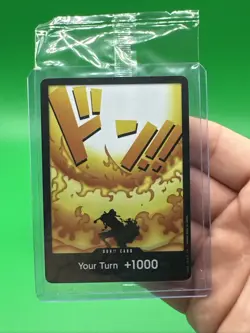 Portgas D Ace One Piece Foil Don Card Promo Sealed Devil Fruit Collection Vol 2 - Image 3