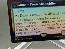Likeness Looter (Extended Art) Wilds of Eldraine Foil - Image 2