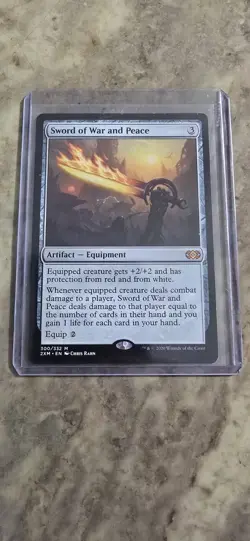 Sword of War and Peace Double Masters Regular Mythic Artifact Equipment MTG - Image 1