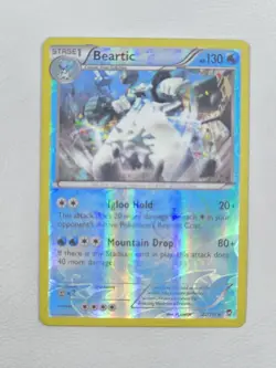 Beartic - 22/111 - XY - Furious Fists - POKEMON REVERSE HOLO - Image 1