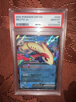 2024 POKEMON SSP EN MILOTIC ex #042 GEM MT PSA 10 - Image 1