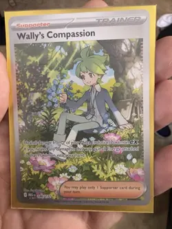 Pokemon Mega Evolution- Wally's Compassion Special Illustration SIR - #186/132 - Image 1