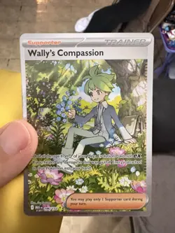 Pokemon Mega Evolution- Wally's Compassion Special Illustration SIR - #186/132 - Image 2