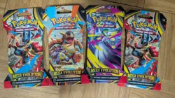 Pokemon TCG Mega Evolution Sleeved Booster Packs (Set Of 4) - Random Art Pack - Image 1