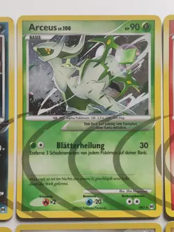 Pokemon Platin Arceus LV100 Komplettset AR1-AR9 nm/ex 9 Karten Holo Deutsch - Image 3