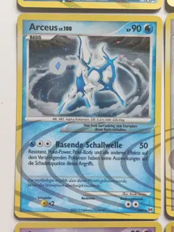 Pokemon Platin Arceus LV100 Komplettset AR1-AR9 nm/ex 9 Karten Holo Deutsch - Image 5