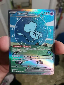 Mew EX 232/091 Special Illustration Rare Paldean Fates Pokemon “Bubble Mew” - Image 1