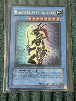 Yugioh TCG Black Luster Soldier 1st Edition SYE-024 Ultra Rare - Image 1