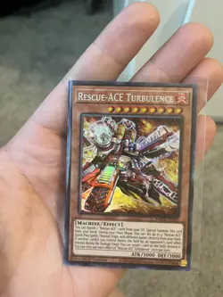 Rescue Ace Turbulence - 1st Edition Collector's Rare AMDE-EN007 Yu-Gi-Oh! - Image 2