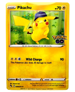 Pikachu Pokemon Go GameStop SEALED Promo Pokemon Trading Card Game Unopened - Image 2