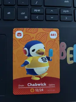 Chabwick #441 Amiibo Card Animal Crossing Series 5 - Image 1