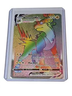 Boltlund Vmax 267/264 Fusion Strike Secret Rare Rainbow Rare Pokemon Card - Image 1