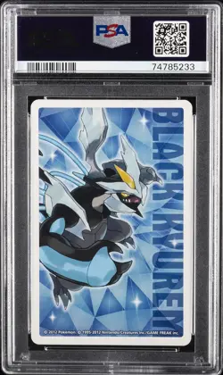 2012 POKEMON BLACK 2 PLAYING CARDS 9 OF HEARTS AMPHAROS PSA 10 - Image 2