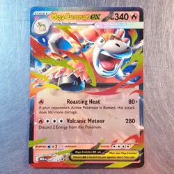 2025 Mega Evolution Mega Camerupt Ex Card HOLO Double Rare 022/132 Pokemon TCG - Image 1