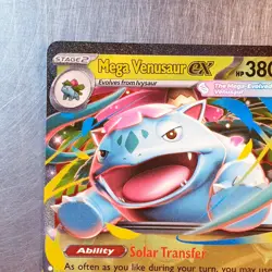 2025 Mega Evolution Mega Venusaur EX Ultra Rare Card 003/132 Pokemon TCG - Image 3