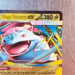 2025 Mega Evolution Mega Venusaur EX Ultra Rare Card 003/132 Pokemon TCG - Image 4