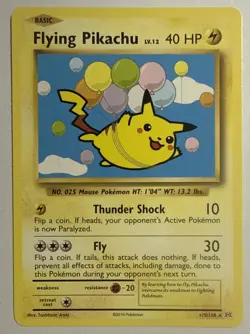 Pokemon TCG XY Evolutions: Flying Pikachu 110/108 Secret Rare NM/M - Image 2