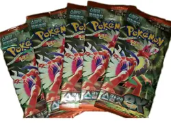 Pokemon TCG SV Korean Scarlet EX 5 factory sealed booster packs. - Image 4