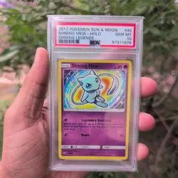 PSA 10 GEM 2017 Pokemon Sun & Moon Shining Legends #40 Shining Mew Holo - Image 1