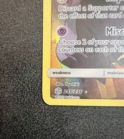Mimikyu 245/236 Full Art Secret Rare Pokemon Sun & Moon Cosmic Eclipse NM - Image 4