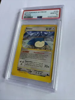 Relaxo | PSA 10 GEM MT | Skyridge | #100 | Low Pop | Pokemon TCG | Chase | 2003 - Image 3