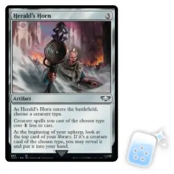 HERALD'S HORN Warhammer 40,000 Magic MTG MINT CARD - Image 1