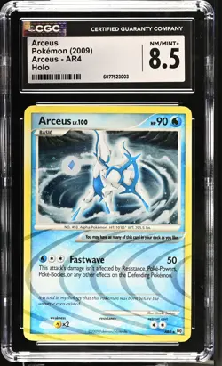 CGC 8.5 Arceus AR4 Holo Arceus Pokemon Card - Image 1