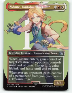 Zidane, Tantalus Thief (Borderless) Final Fantasy MTG 0405 - Image 1