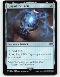 Ring of the Lucii Final Fantasy Foil MTG 0269 - Image 1