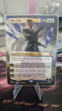 1x BORDERLESS NIKO ARIS - Kaldheim - MTG - Magic the Gathering - Image 1