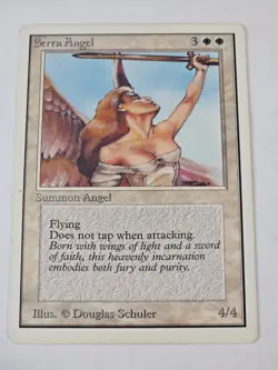 MTG - Serra Angel LP/MP - Unlimited Edition - Image 1
