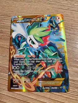 Shaymin EX 77a/108 XY Alternate Art Promo 2017 English Pokemon NM Fresh From Box - Image 1