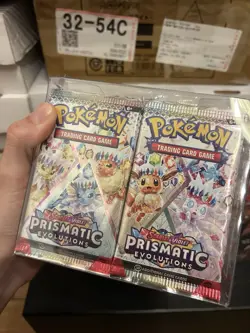 36x Packs Pokemon TCG Prismatic Evolutions Booster Packs | BOOSTER BOX 🚀 - Image 1