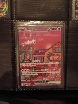 Mew EX 053 Scarlet & Violet 151 Black Star Promo Pokemon - Image 1