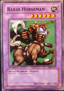 Yu-Gi-Oh! Rabid Horseman Metal Raiders MRD-077- Vintage - 2002 - Image 1