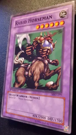 Yu-Gi-Oh! Rabid Horseman Metal Raiders MRD-077- Vintage - 2002 - Image 3