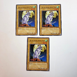 (3) YuGiOh! THE ALL-SEEING WHITE TIGER: PSV-093 COMMON Unlimited NM - Image 1