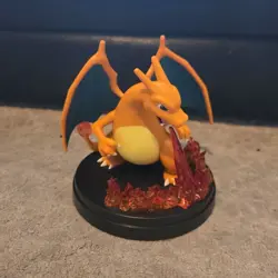 Charizard EX Super Premium Collection Figure Statue Card Stand - Image 2